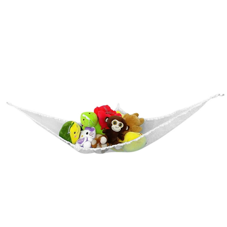 JeashCHAT Stuffed Animal Net Or Hammock Hanging Toy Net Hammock For Stuffed Animals Storage Stuff Animals Hammocks For Nursery Kids Room 150 100 100cm
