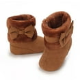 thumbnail image 4 of Cethrio Kids Girls Snow Boots, Warm Non Slip Thicken 2025 Winter Shoes Brown Size 6.5 Toddler, 4 of 6
