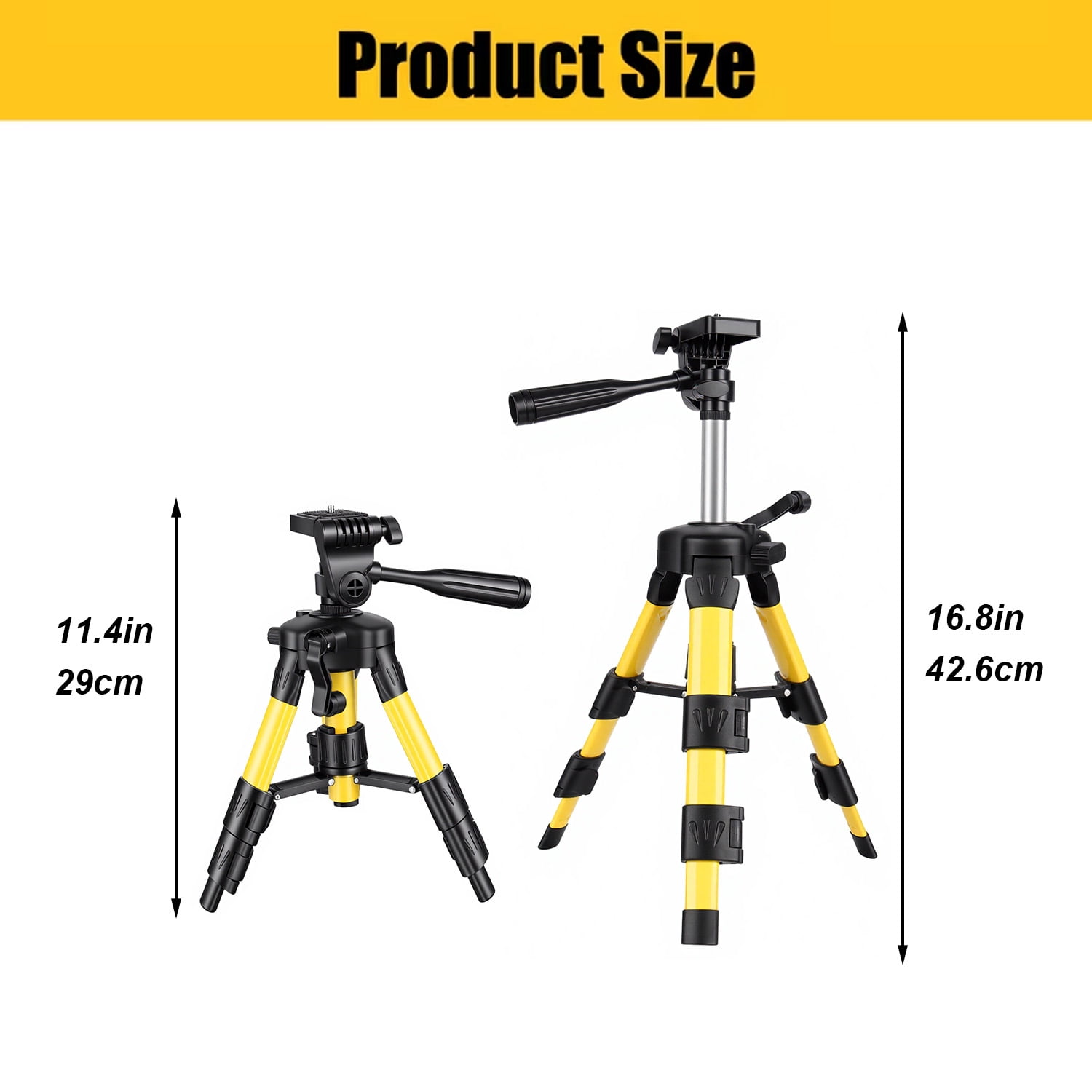 Fotrix Green Cross Line Laser Level with Tripod, Self-Leveling Laser Level, Magnetic Base, Carrying Case and AA Batteries Included