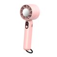 thumbnail image 1 of Ventilador de mano Soledad ajustable de 5 velocidades rosa, 1 of 10