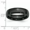 thumbnail image 6 of Black Ceramic 6mm Polished Band, 6 of 11