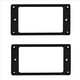 thumbnail image 3 of 10X Reemplazo del de la Cubierta del Anillo de Humbucker de Metal Compatible con Guitarras Eléctricas de Montaje de Guitarra LP (Negro), 3 of 4