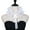 collar, variant on Victorian Renaissances White Organza Ruffled Clown Faux Collar with False Sleeve Cuffs Set for Halloween Themed Parties