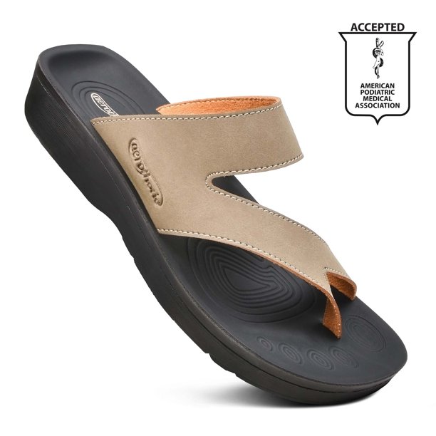 Aerothotic Women's Odal Split Toe Slide Sandals