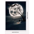 thumbnail image 2 of GreenDecor 5x7ft Flying Bats Under Moon Photography Backdrop Photo Props Background, 2 of 4