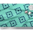 thumbnail image 3 of Soimoi Green Cotton Duck Fabric Diamond Geometric Fabric Prints By Yard 42 Inch Wide, 3 of 3