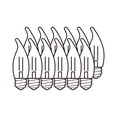 thumbnail image 3 of GE Classic LED 25 Watt Replacement, Soft White, CA11 Deco - Candle Bulbs (12-Pack), 3 of 6