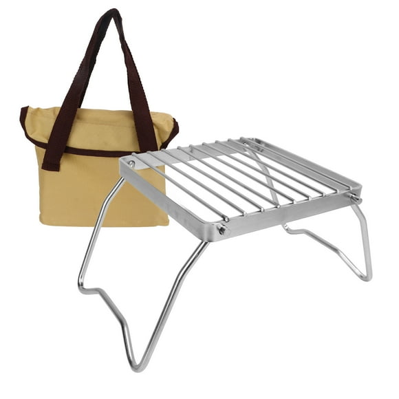 Folding Campfire Grill,Folding Campfire Grill Stainless Barbeque Grill Collapsible Camping Grill Sleek Aesthetic