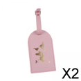 thumbnail image 1 of Etiquetas de Cuero PU Hugo 2 Piezas 7,1 cm x 11,5 cm, 1 of 7