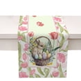 thumbnail image 1 of Dsscvnef Easter Egg Bunny Table Runner Kitchen Table Decoration Table Cloth Pad Coffee Table Cloth Holiday Banquet Living Room Table Cloth (7), 1 of 7