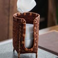 Voiceine Home Bamboo Weaving Cup Container Vintage Creative Tea Cup