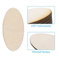 thumbnail image 4 of Uxcell 40x20mm Wood Pieces, 60 Pack Unfinished Oval Wood Shapes Blank Wooden Cutouts Ornaments Natural, 4 of 6