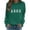 Army Green, variant on Halloween Sweatshirts Women, Rhinestone Ghost Crewneck Sweatshirt Long Sleeve Spooky Fall Top Army Green S-2XL