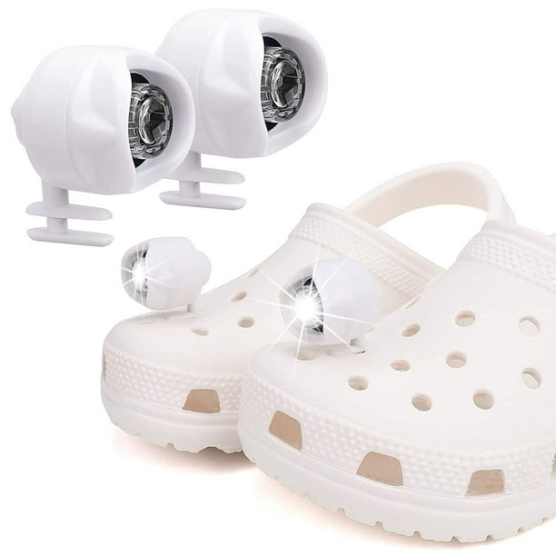 Headlights For Croc,2pcs Led Light For Croc Shoes Decoration,funny Croc  Charms Shoes Lights Handy Camping