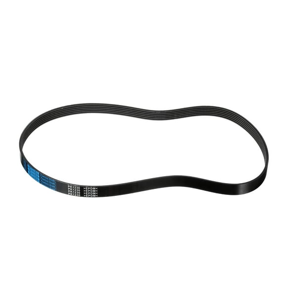 6PK1230 V-Ribbed Belt 6 Ribs 1230mm Length x 21mm Width x 5mm Height, EPDM Micro V Serpentine Belt