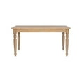thumbnail image 3 of Riverbay Furniture Transitional Wood Dining Table in Light Natural Brown, 3 of 12