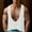 White, variant on Men's Deep V Low Cut Tank Tops Solid Sleeveless Workout Muscle Shirt Athletic Bodybuilding Gym Performance T-Shirts