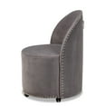 thumbnail image 4 of Baxton Studio Bethel Bucket Chair, Grey, 4 of 9