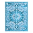 thumbnail image 3 of Unique Loom Renaissance Collection Area Rug - Roma (10' 6" x 13' Rectangle Aqua Blue/Light Blue), 3 of 7