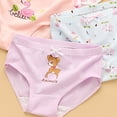 thumbnail image 5 of Yindaity Training Underwear Girls Underwear Soft Kids Briefs Cotton Comfortable Panites(Light Purple,4-6 Years), 5 of 5