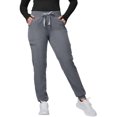 thumbnail image 1 of Kitmaz Pantalon D\'uniforme Médical pour Femmes - Taille Mi-Haute Extensible 4 Directions Anti-Rides Ajusté, Cordon de Serrage et 5 Poches, 1 of 6
