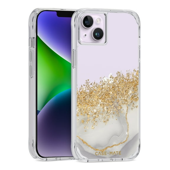 Case-Mate Apple iPhone 14 Plus Karat Case - Karat Marble