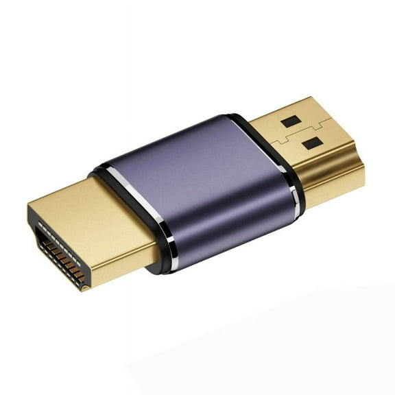 FVH HDMI Male to HDMI 2.1 Male UHD Extension Gold Converter Adapter Support 8K 60hz HDTV