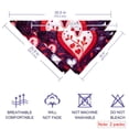 thumbnail image 2 of Valentine's Day Translucent Light Chiffon Yarn Pet Collars, Pack of Two - Breathable and Stylish - Sizes 40.6x40.6x58in and 53.3x53.3x76.2in, 2 of 5