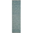 thumbnail image 3 of SAFAVIEH Natura Eanna Geometric Wool Runner Rug, Blue, 2'3" x 12', 3 of 7