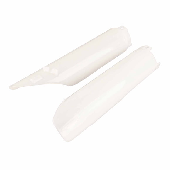 Front Fork Guards, Shock Absorber Protector ABS Plastic Sturdy Dust Free White Replacement for CR125 CR250 CR500 CRF250R CRF250X for Daily Motorcycle Ride
