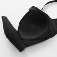 thumbnail image 4 of Yyeselk Push Up Bras for Women Plus Size No Underwire Comfort Bra Wirefree Support Lift Breathable Bra Full Coverage Everyday Bras Black XXXXL, 4 of 9