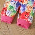 thumbnail image 5 of Gubotare Girls Outfits Sweatpants and Shirt Girls Sweatsuit Set Cute Sweatshirt & Jogger Pants Casual Outfuts Set Size 7-8 (Red,7-8 Years), 5 of 9