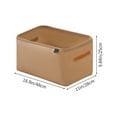 thumbnail image 6 of Yooshoverk Steel Frame Storage Cube - Collapsible Fabric Bin for Clothes Toys - Organizer Box - Closet Shelf Dorm Essential (Khaki), 6 of 6