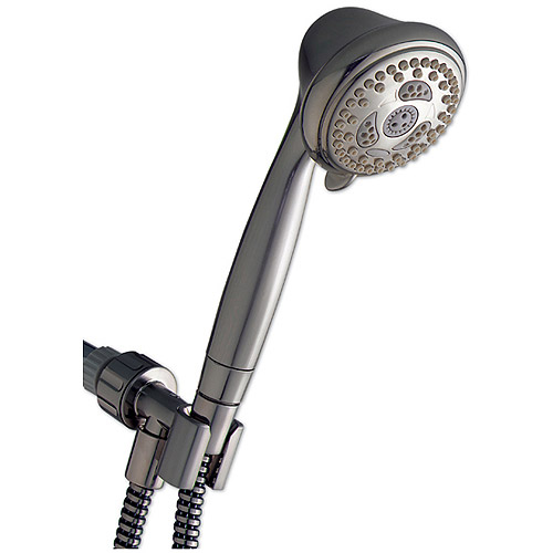 Waterpik Shower Head Handheld 3.5 " Brushed Nickel, Nickel 2.5 Gpm
