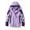 women purple, variant on Outdoor Waterproof Suits Men's Women's Two-pieces Sets 3 in 1 Thick Warm Coats Camping Windbreaker Winter Coat Hiking Windproof (women white,XXXS)
