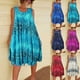 thumbnail image 5 of Guardurnaity Vestido Chaleco Estampado Camiseta Vestido Corto Vestido Estampado Sin Mangas Mujer Ropa De Verano Vestidos Púrpura 3XL, 5 of 5