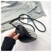 Aellinatey Elegant Studded Underarm Bags for Women Shoulder Bag Travel Satchel Purse