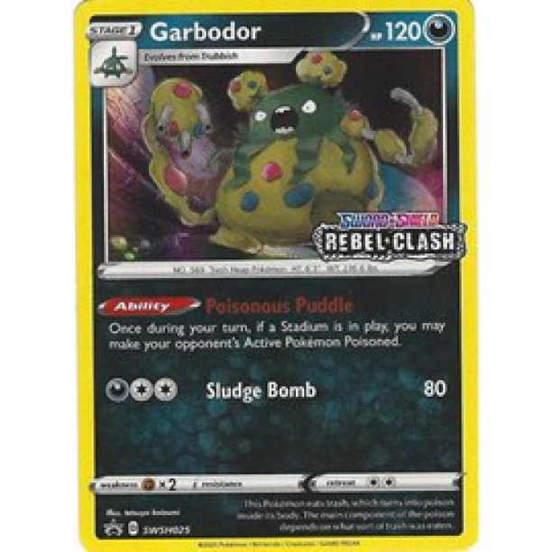 photo Garbodor Pokemon Coloring Page pokemon promo garbodor swsh025