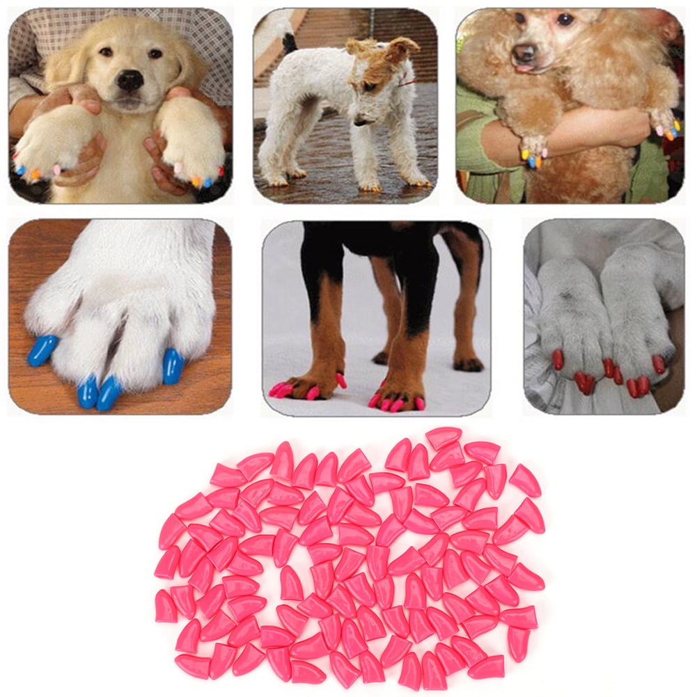 Estink Dog Nail Cover Wrap Grooming Accessory Safe Pet Nail Grooming Cover Paw Claw Medium Dogs Small Dogs