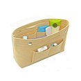 thumbnail image 1 of Women Handbag Organizer Bag Purse Insert Bag Felt MultiPocket Tote Useful Bag, 1 of 6