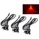 thumbnail image 1 of 6 luces LED de marcha de 9 W y 18 mm con carcasa negra, luces de señal de giro DRL Eagle Eye, luces de estacionamiento en reversa, impermeables, rojas, 1 of 5