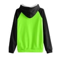thumbnail image 3 of Timegard Sweatshirts for Women Long Sleeve Hoodies Pullover Fall Color Block Loose Tops with Pockets, 3 of 4