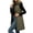 01_Army Green, variant on KICILVS Long Puffer Vest Women Hooded Geometric Quilted Sleeveless Jacket Long Puffer Coat with Side Pockets
