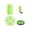 Green, variant on VMWMSSR Silicone Slush Machine Accessory Set, Non-Slip Insulated Handle Cover With Drip Tray Mat, Food Grade Silicone Replacement Parts For Frozen Drink Slushie Makers(Green-5.91")