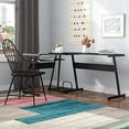 thumbnail image 2 of Ivinta Modern Reversible L Shaped Gaming Computer Desk w/ Keyboard Tray, 2 of 8