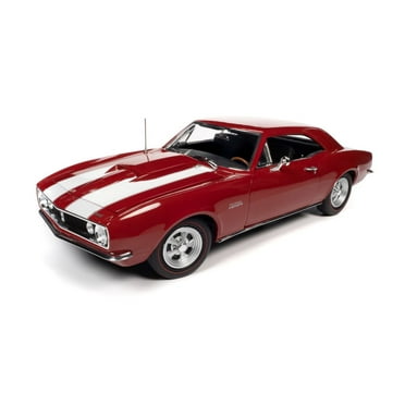 1967 Chevrolet Camaro Z 28 Nickey Hardtop Bolero Red With White Stripes Muscle Car Corvette Nationals Mcacn 1 18 Diecast Model Car By Autoworld Walmart Com