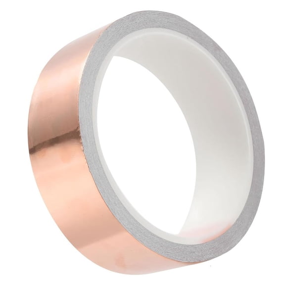 LICEWO 1inch Conductive Copper Tape for Guitar Electronics Shielding and Art Glass