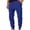 Blue, variant on Men's Slim Jogger Workout Gym Running Bodybuilding Sweatpants Dark Gray M