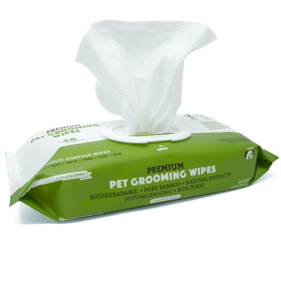 Toallitas para mascotas Doggy Do Good, extra grandes, 60 unidades Paquete individual