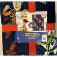 thumbnail image 2 of Disney Toy Story Woody and Buzz Character Fleece Blanket Pillow Set, 2 of 2